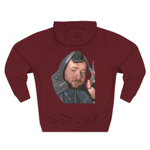 Load image into Gallery viewer, Hoodie — "Got Out of the Hood When I Was 8 Days Old" Graphic Hoodie (Photo Back)
