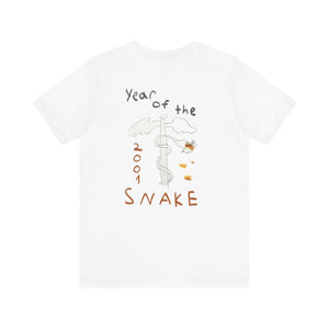 Unisex Zodiac T-Shirt - Year of the Snake 2001 - Astrology Shirt for Birthdays, Gifts, Casual Wear, Cool Tee